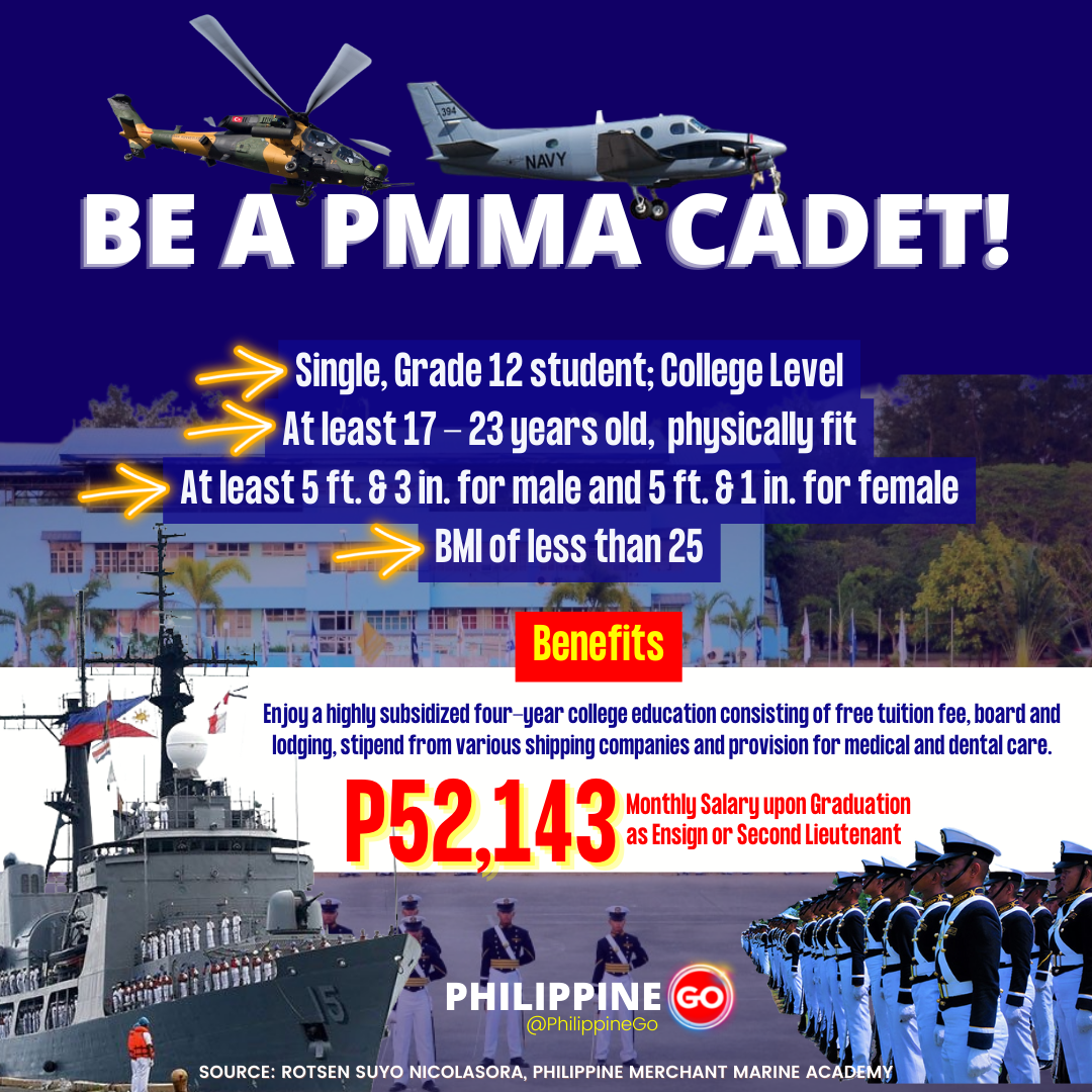 PMMA Entrance Exam AY 2024 2025 class of 2028 Opportunities PH